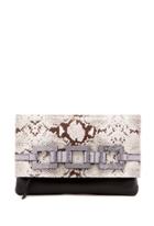 Trina Turk Trina Turk Tiki Twist Clutch - Pewter - Size O/s