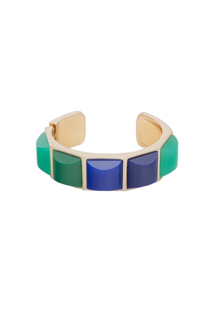 Trina Turk Trina Turk Resin Cuff Hinge Bracelet - Multi - Size O/s
