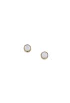 Trina Turk Trina Turk Wht Cabachon Post Earring - White - Size Fit Guide