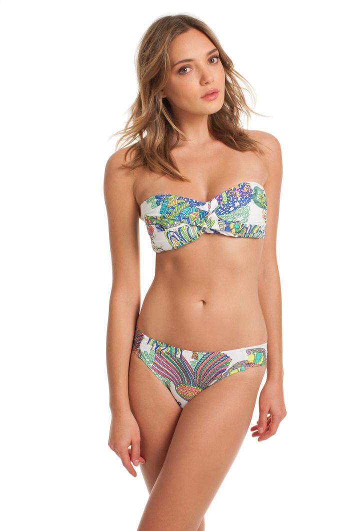 Trina Turk Trina Turk Finding Dory Shirred Side Hipster - Multi - Size 10