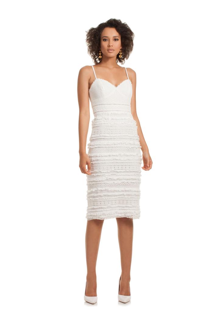 Trina Turk Trina Turk Stow Dress - White - Size 0