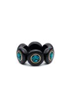 Trina Turk Trina Turk Destination Groove Disc Bracelet - Black - Size O/s