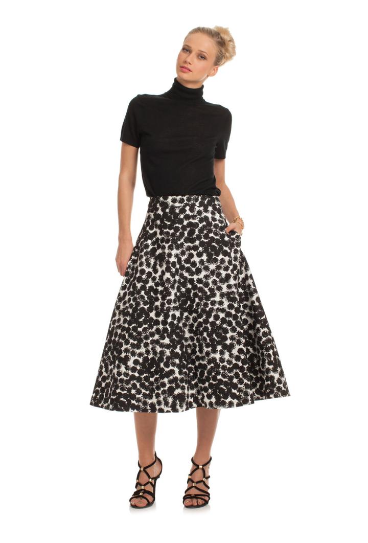 Trina Turk Trina Turk Charmer Skirt - Black/whitewash - Size 0