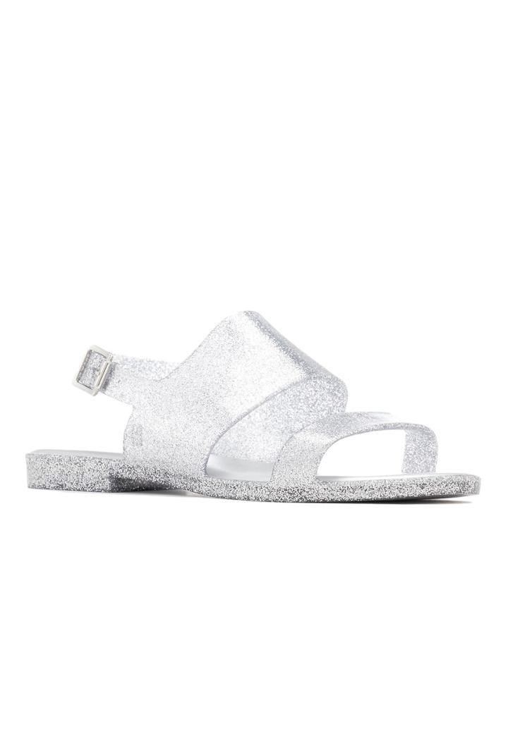 Trina Turk Trina Turk Classy Sandal - Silver - Size 10