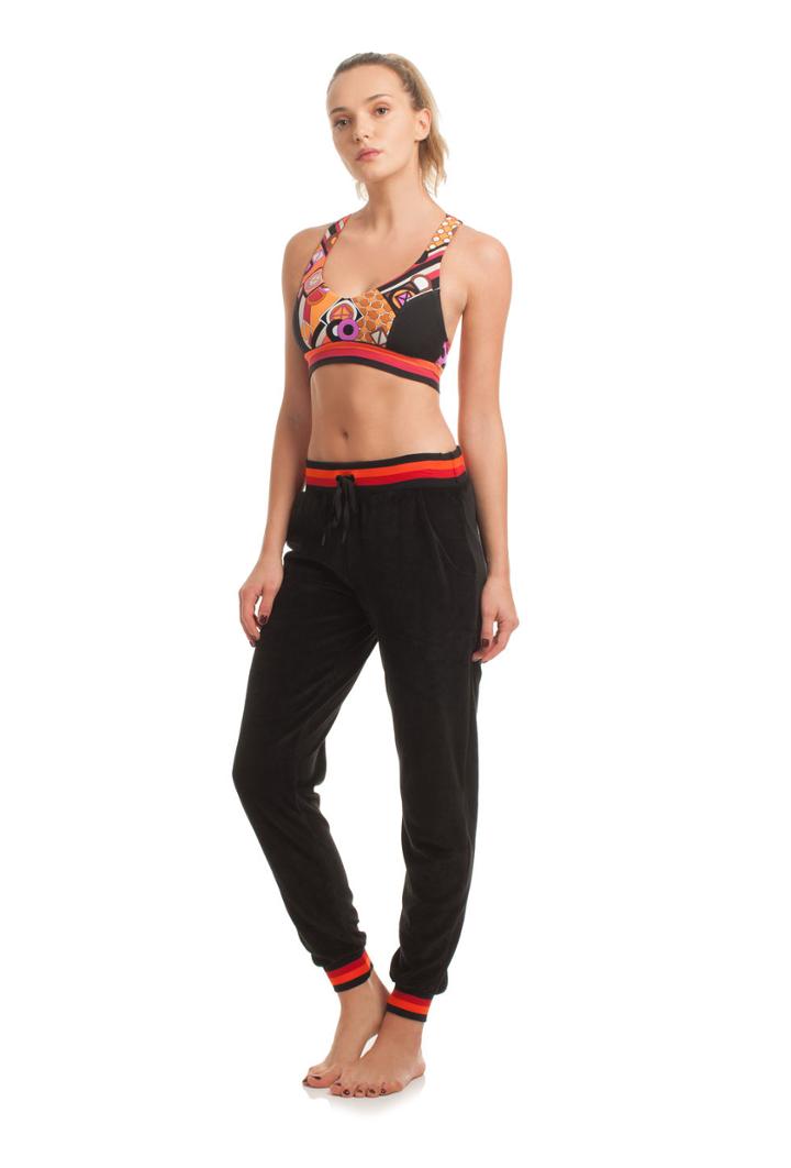 Trina Turk Trina Turk Velour Jogger Pant - Wine - Size L
