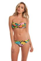 Trina Turk Trina Turk Santiago Shirred Side Hipster - Multicolor - Size 4