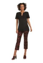 Trina Turk Trina Turk Spirited Top - Black - Size 0