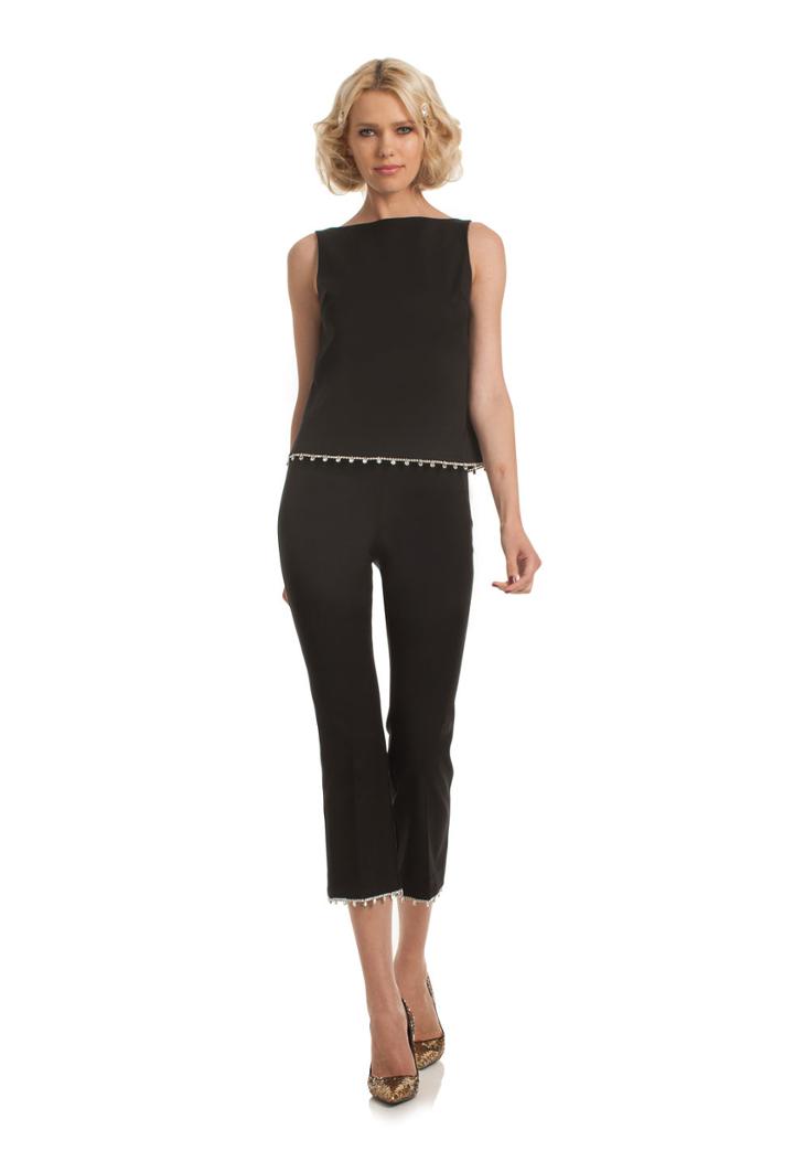 Trina Turk Trina Turk Ornate Top - Black - Size M