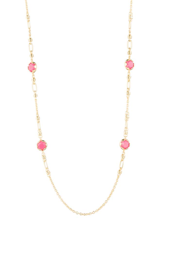 Trina Turk Trina Turk Retro Botanics Illusion Necklace - Gold - Size O/s