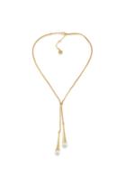 Trina Turk Trina Turk Double Drop Y Necklace - Gwh - Size Fit Guide