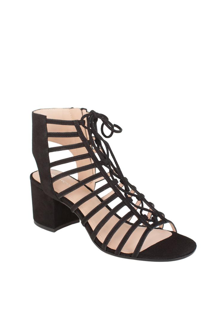 Trina Turk Trina Turk Amabelle Sandal Heel - Black - Size 6