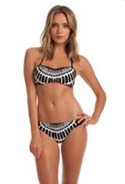 Trina Turk Trina Turk Algiers Molded Cup Bandeau - Black - Size 10