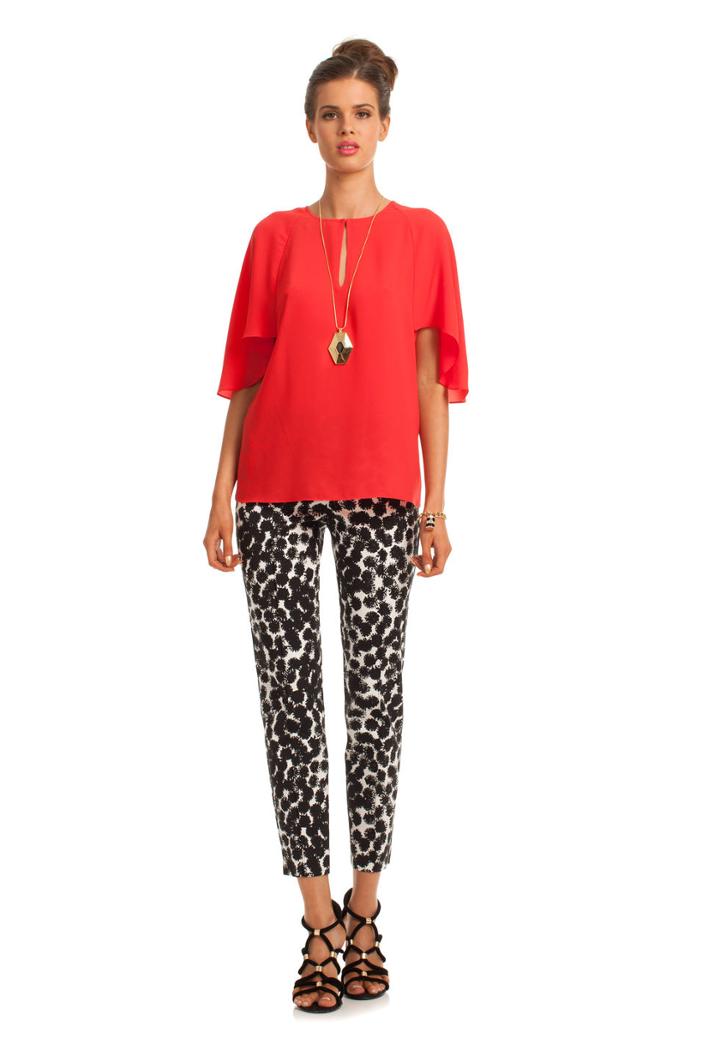 Trina Turk Trina Turk Alee Woven Top - Ruby - Size L
