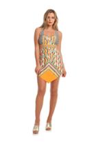 Trina Turk Trina Turk Brasilia Short Dress - Multicolor - Size L