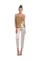 Trina Turk Trina Turk Wonderland Top - Gold - Size L