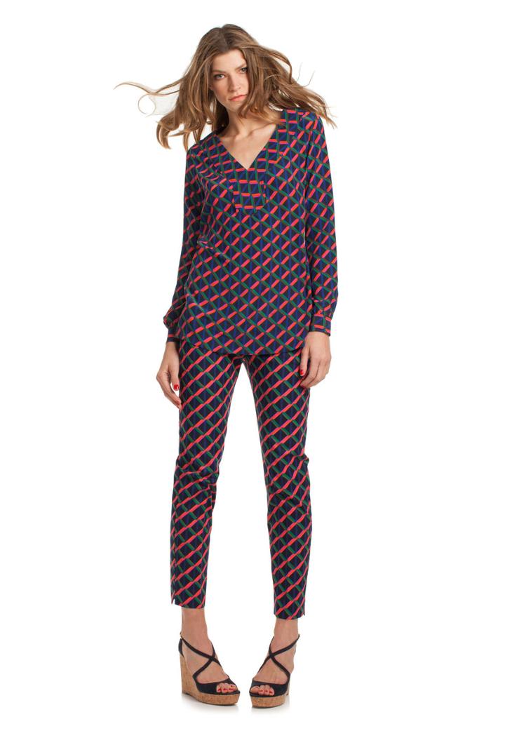 Trina Turk Trina Turk Alisha Woven Top - Multi - Size L