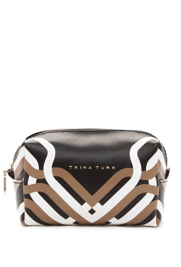 Trina Turk Trina Turk Geo Canyon Cosmetic Bag - Mocha - Size O/s