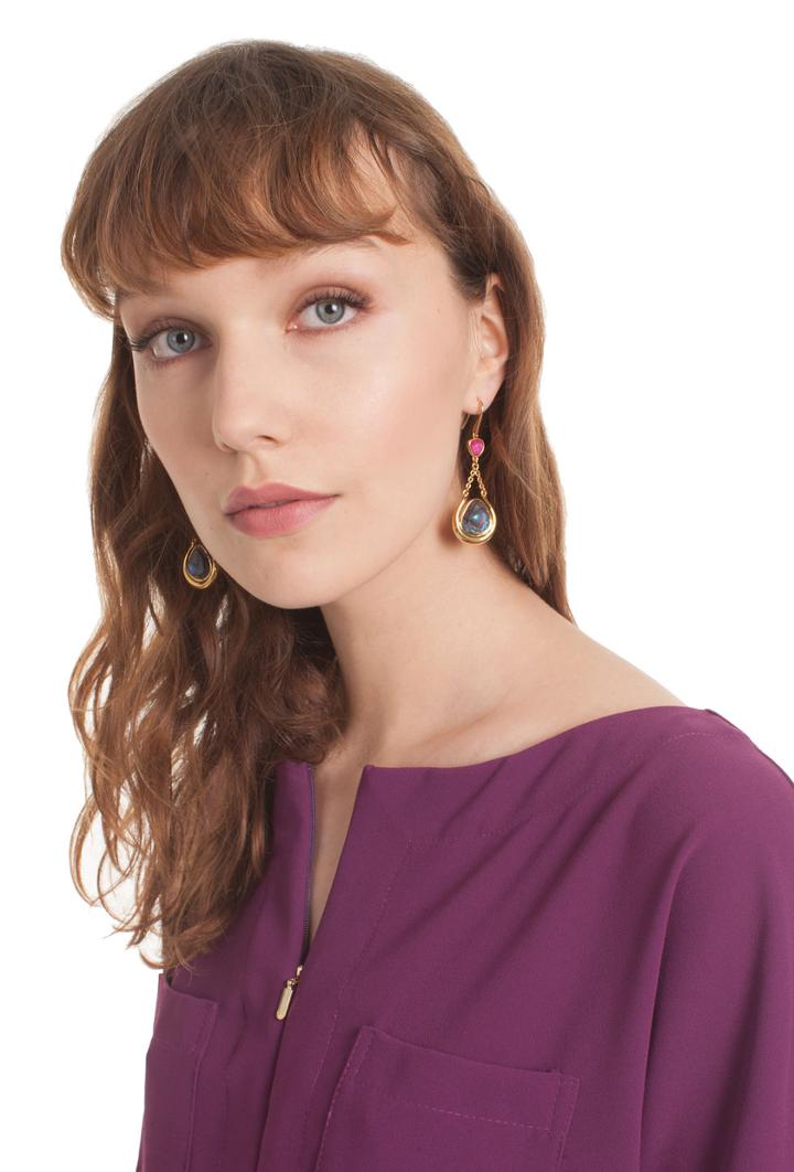 Trina Turk Trina Turk Hollywood Hills Drop Earrings - Gold - Size O/s