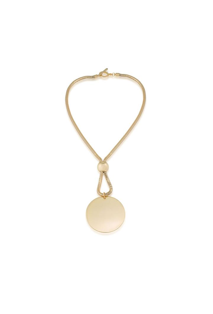 Trina Turk Trina Turk Bold Pendant Necklace - Gold - Size O/s