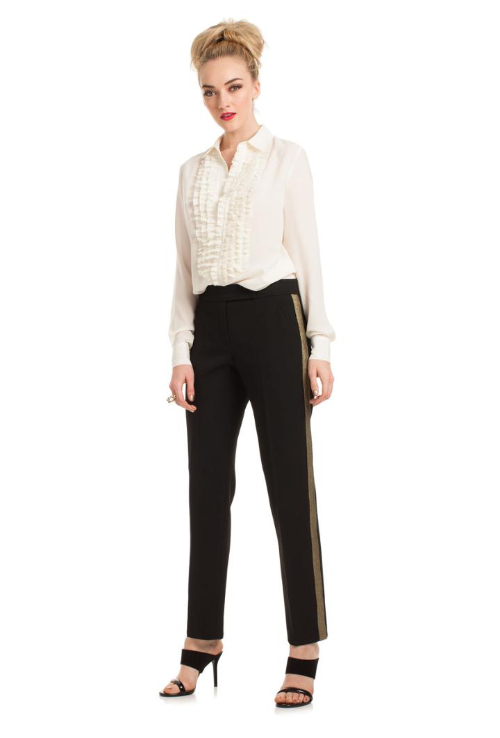 Trina Turk Trina Turk Antonio Pant - Black/gold - Size 0