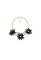 Trina Turk Trina Turk Autumn Blossom Necklace - Black - Size Fit Guide