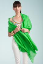 Trina Turk Trina Turk Cashmere Scarf - Kellygreen - Size O/s