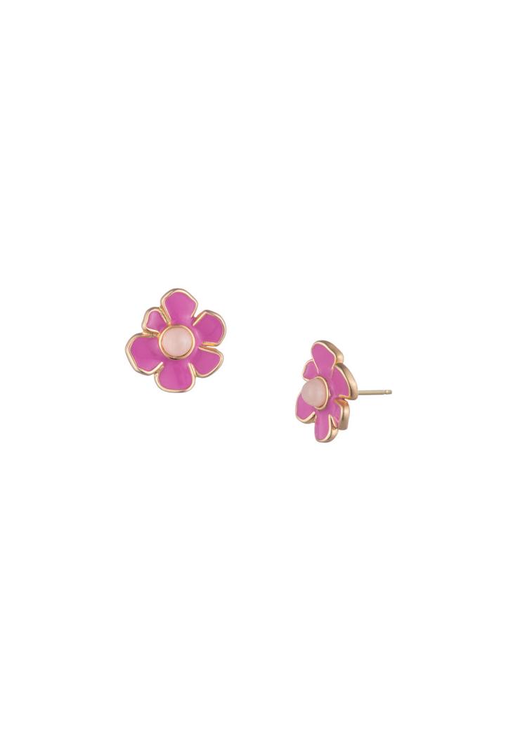 Trina Turk Trina Turk Super Bloom Flower Stud - Multicolor - Size O/s