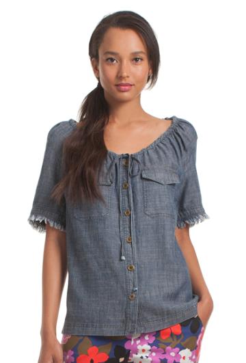 Trina Turk Trina Turk Rian Top - Blue - Size L