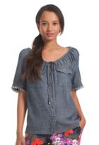 Trina Turk Trina Turk Rian Top - Blue - Size L