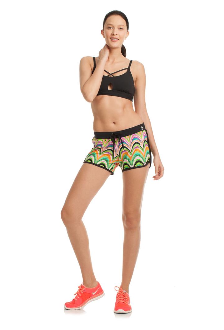 Trina Turk Trina Turk New Wave Running Shorts - Multi - Size L