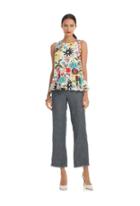 Trina Turk Trina Turk Ariadina Top - White - Size L