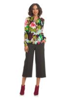Trina Turk Trina Turk Crystal 2 Woven Top - Multi - Size L