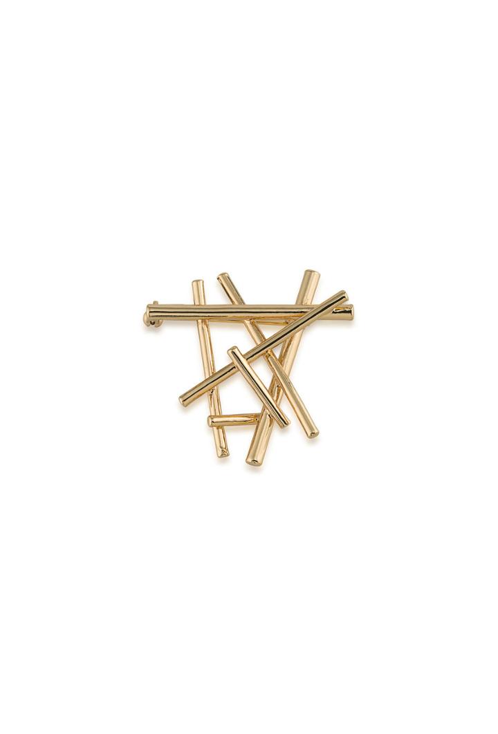 Trina Turk Trina Turk Puili Stick Brooch - Gold - Size O/s