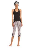 Trina Turk Trina Turk Racquet Club Jacquard Racer Back Tank - Black - Size P