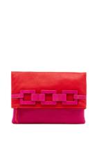 Trina Turk Trina Turk Tiki Twist Clutch - Cranberry - Size O/s
