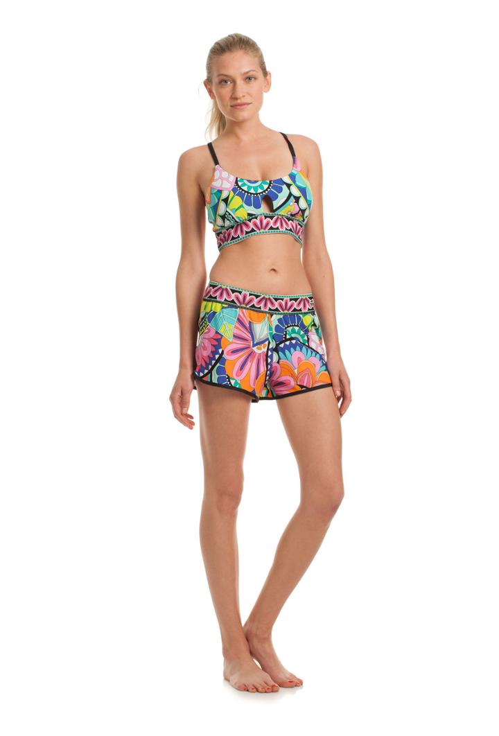 Trina Turk Trina Turk Portofino Sports Bra (w/molded Cups) - Multi - Size L
