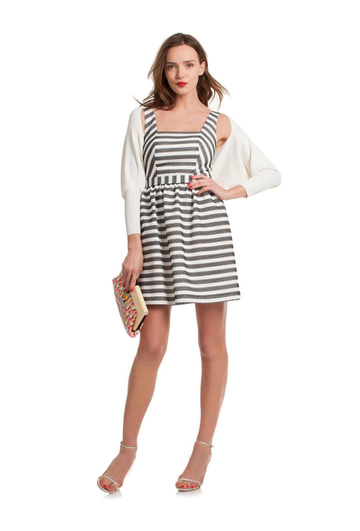 Trina Turk Trina Turk Cole Shrug - Blk,wwh - Size M/l