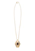 Trina Turk Trina Turk Lg Hexagon Pendant - Black - Size O/s