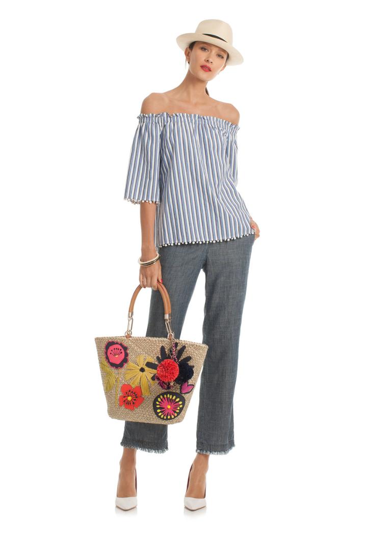 Trina Turk Trina Turk Aleja Top - Wht,ind - Size Fit Guide