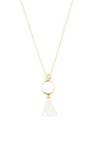 Trina Turk Trina Turk Beads In Bloom Pendant Necklace - White - Size O/s