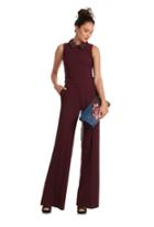 Trina Turk Trina Turk Rumar 2 Jumpsuit - Burgundy - Size 0