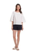 Trina Turk Trina Turk Coit Top - Ind,wht - Size Fit Guide