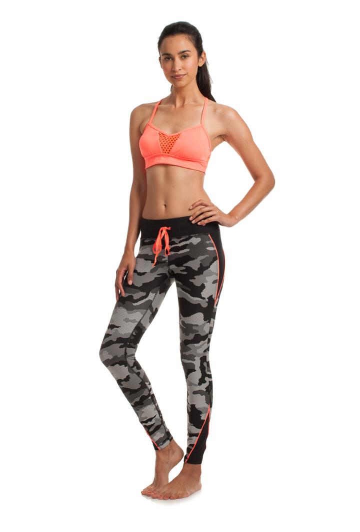 Trina Turk Trina Turk Congo Camo Full Length Legging - Black - Size L