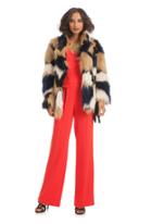 Trina Turk Trina Turk Makayla Faux Fur Jacket - Multi - Size L