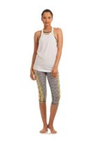 Trina Turk Trina Turk Washy Jersey Tank - Wht,aqa - Size L