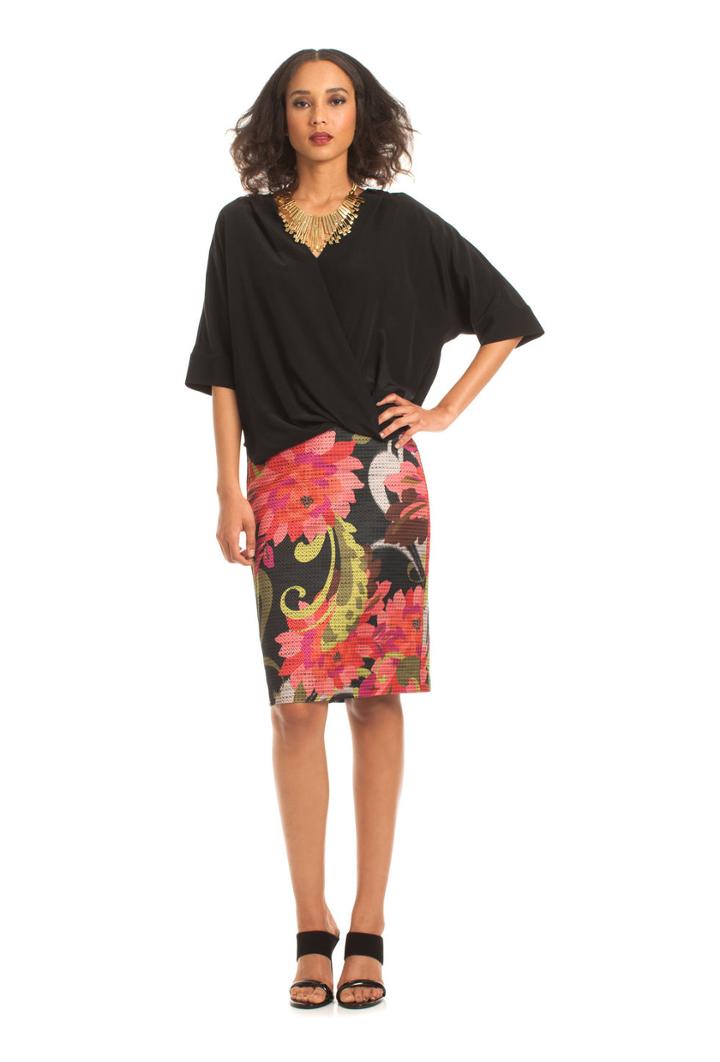 Trina Turk Trina Turk Coral Woven Top - Black - Size L