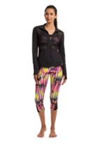 Trina Turk Trina Turk Laser Cut Solids Jacket - Black - Size M
