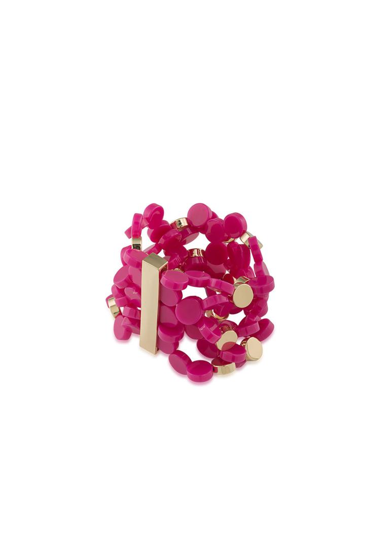 Trina Turk Trina Turk Indian Canyon Multi Strand Bracelet - Pink - Size Fit Guide