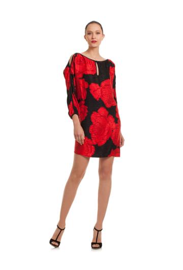 Trina Turk Trina Turk Velvet Rope Dress - Red - Size 0
