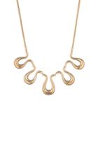 Trina Turk Trina Turk Gold Rush Wavy Necklace - Gold - Size O/s